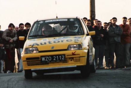 Jacek Sikora i Marek Kaczmarek - Fiat Cinquecento Sporting.